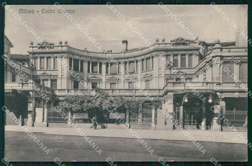 Milano Città Teatro Carcano cartolina RT5693 – fronte