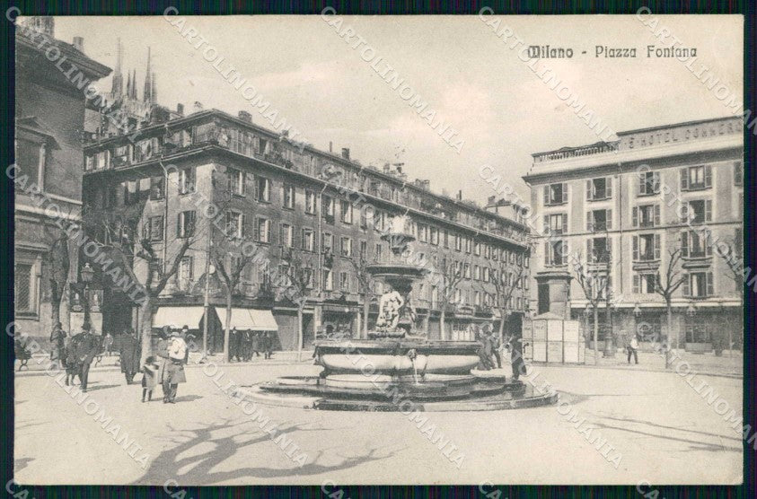 Milano Città Piazza Fontana Alterocca 30864 cartolina RT5695 – fronte