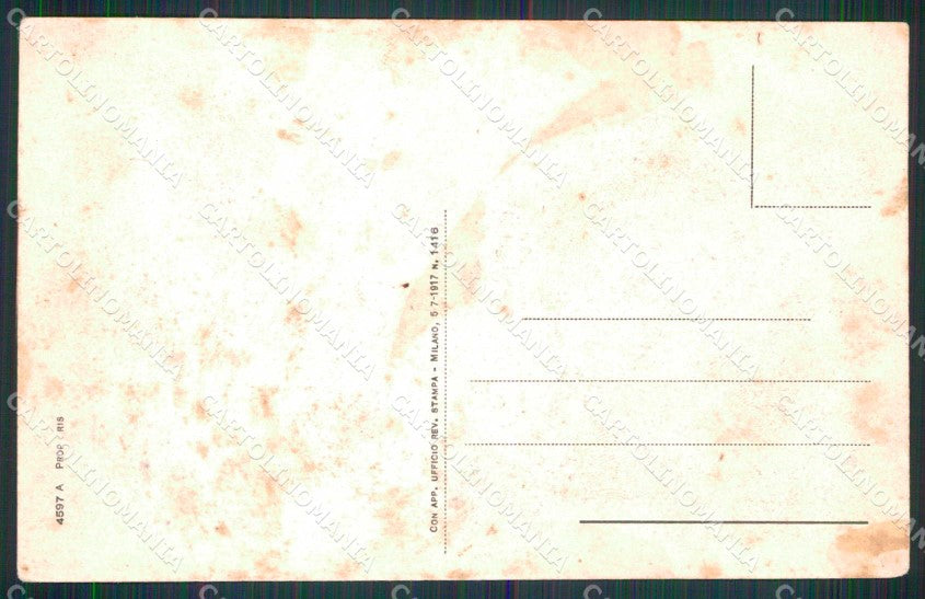 Milano Città Maddalena Allagata Asilo De Angeli MACCHIE cartolina RT5702 – retro