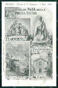 Milano Città Ricordo di Chiesa San Gregorio Posa Prima Pietra cartolina RT5736 – fronte