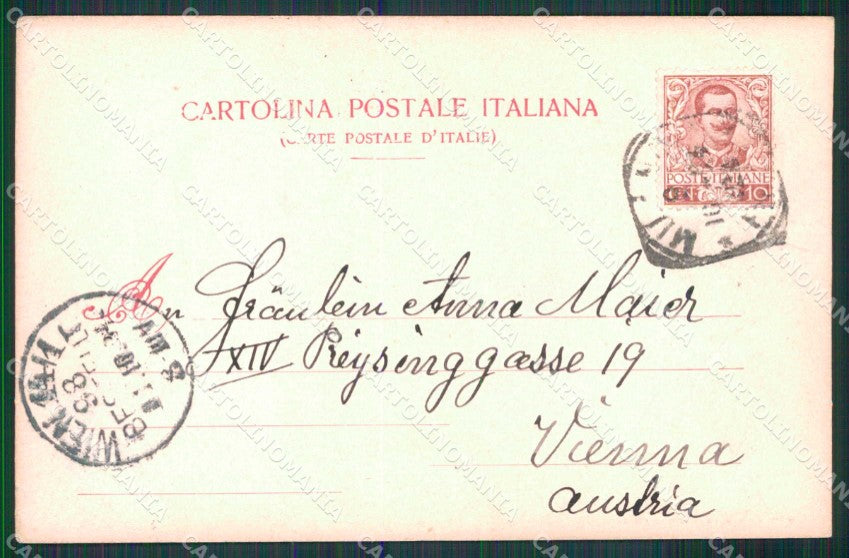Milano Città Arco Galleria Vittorio Emanuele Tram Modiano 6654 cartolina RT5766 – retro