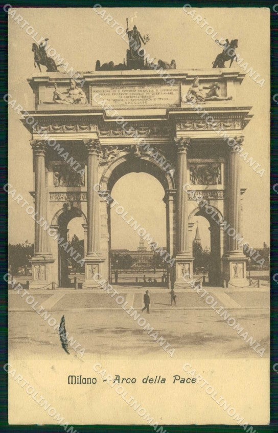 Milano Città Arco della Pace cartolina RT5777 – fronte
