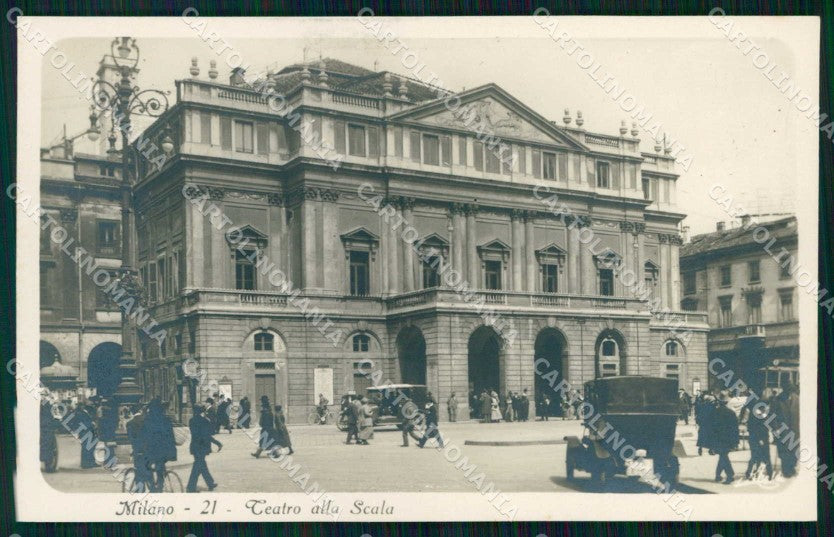 Milano Città Teatro della Scala Foto cartolina RT5834 – fronte