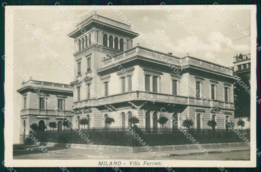 Milano Città Villa Ferretti Foto cartolina RT5836 – fronte