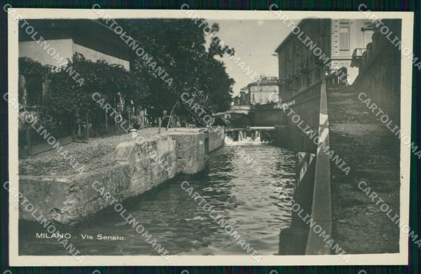 Milano Città Naviglio in Via Senato Foto cartolina RT5849 – fronte