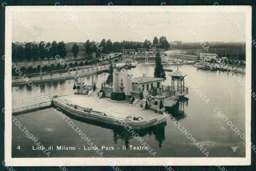 Milano Città Lido Luna Park Teatro Foto cartolina RT5852 – fronte