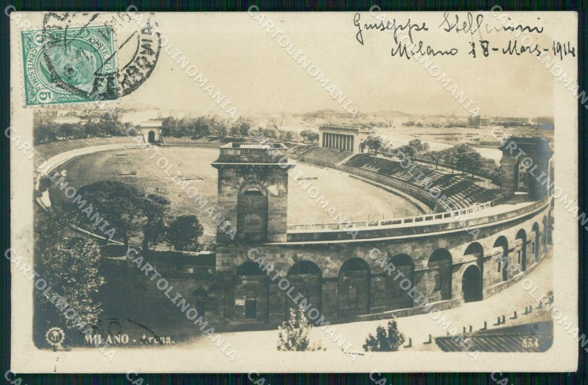 Milano Città Arena Foto cartolina RT5859 – fronte