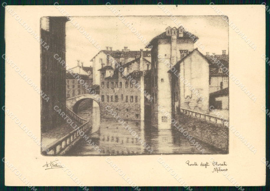 Milano Città Ponte degli Olocati FG cartolina RT5900 – fronte