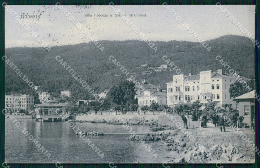 Croazia Croatia Abbazia Opatija Villa Abbazia cartolina RT5927 – fronte