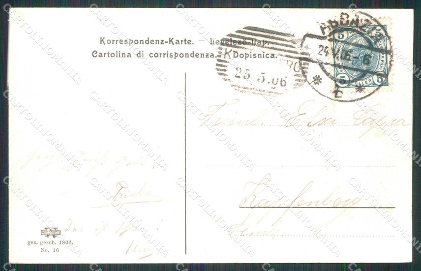Croazia Croatia Abbazia Opatija Villa Abbazia cartolina RT5927 – retro