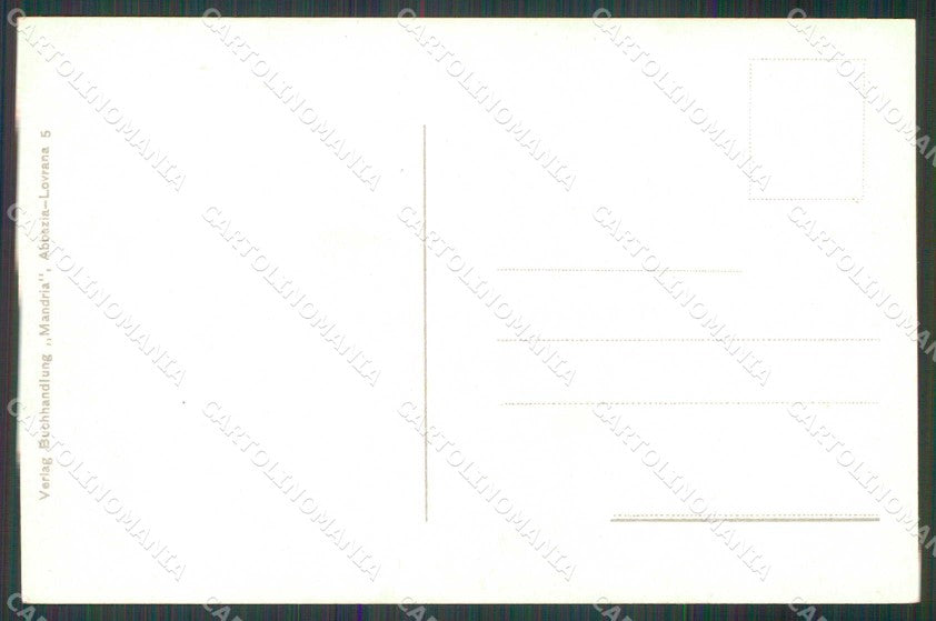 Croazia Croatia Abbazia Opatija cartolina RT5945 – retro