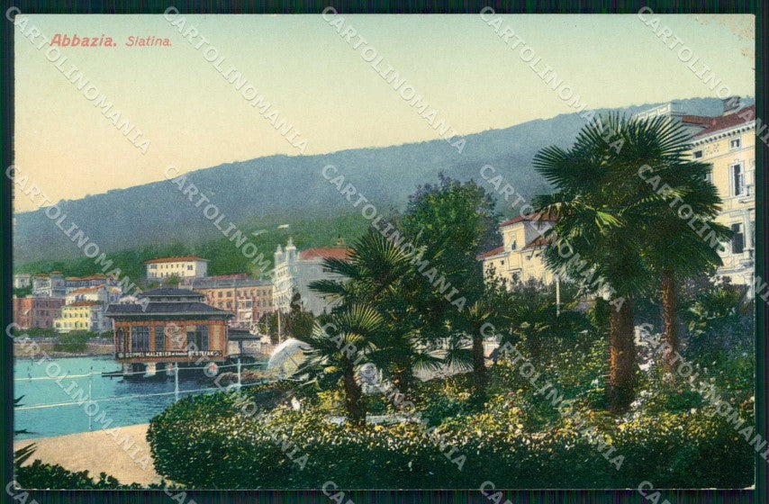 Croazia Croatia Abbazia Opatija Slatina cartolina RT5947 – fronte