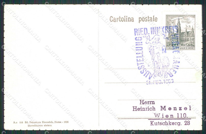 Croazia Croatia Abbazia Opatija Bagno Italia cartolina RT5951 – retro