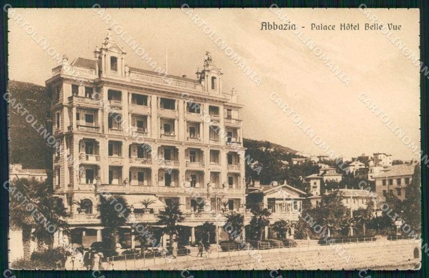 Croazia Croatia Abbazia Opatija Palace Hotel Bellevue cartolina RT5955 – fronte