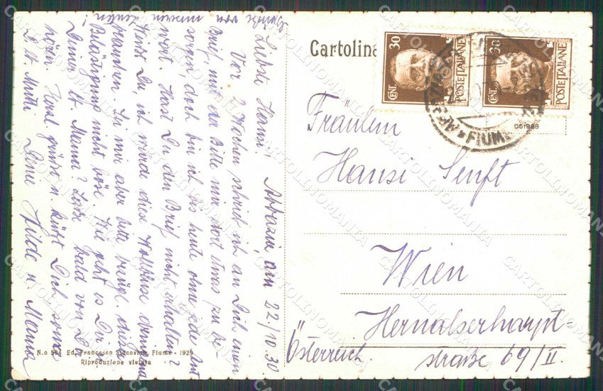 Croazia Croatia Abbazia Opatija Palace Hotel Bellevue cartolina RT5955 – retro