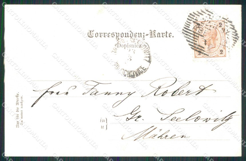 Croazia Croatia Abbazia Opatija Villa Quisisana Stengel 4813 cartolina RT5983 – retro