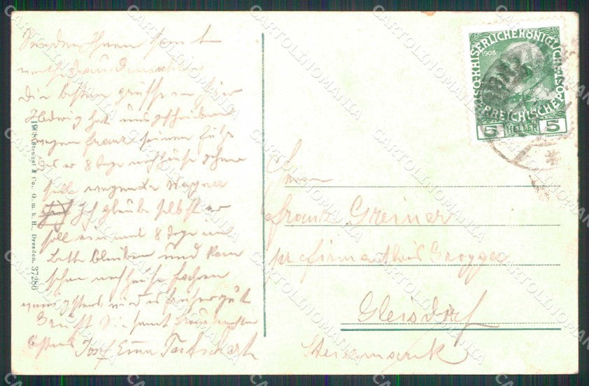 Croazia Croatia Abbazia Opatija Hotel Bellevue Stengel 37286 cartolina RT5988 – retro