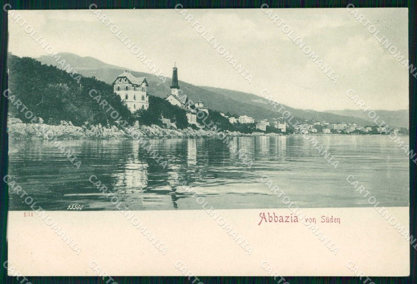 Croazia Croatia Abbazia Opatija Sud cartolina RT5990 – fronte
