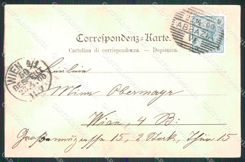 Croazia Croatia Abbazia Opatija Hotel Stefanie cartolina RT5999 – retro
