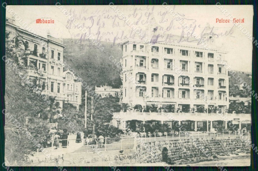 Croazia Croatia Abbazia Opatija Palace Hotel cartolina RT6003 – fronte