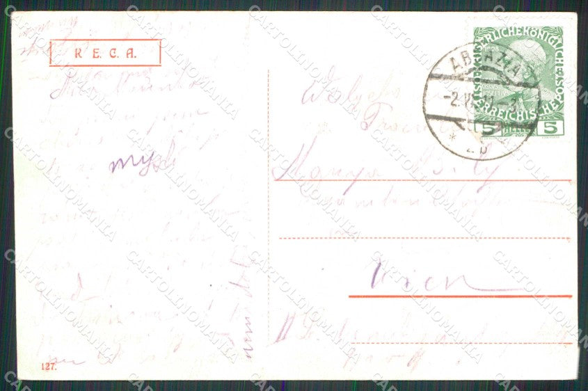 Croazia Croatia Abbazia Opatija Palace Hotel cartolina RT6003 – retro