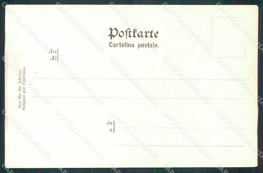 Croazia Croatia Abbazia Opatija Molo con Barche cartolina RT6004 – retro