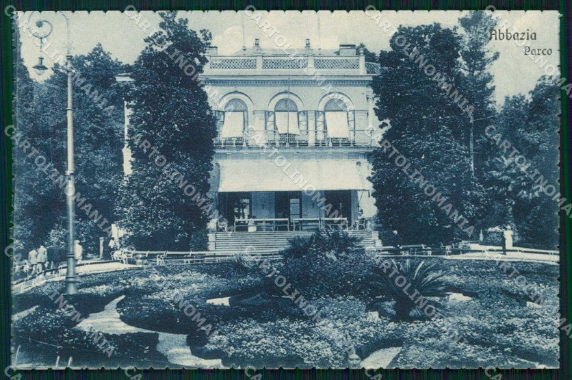 Croazia Croatia Abbazia Opatija Parco cartolina RT6007 – fronte