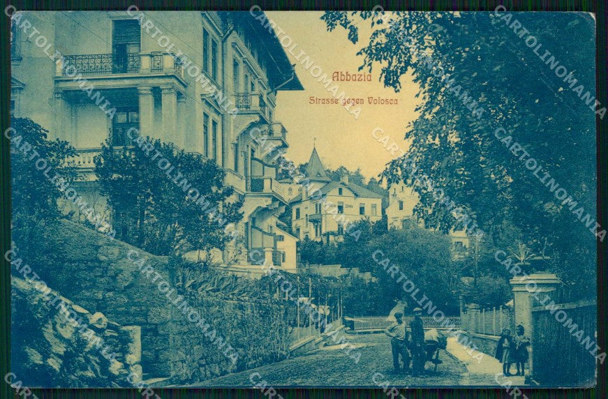 Croazia Croatia Abbazia Opatija Volosca cartolina RT6013 – fronte