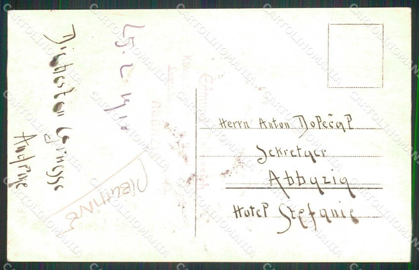 Croazia Croatia Abbazia Opatija Kursaal Quarnero Foto cartolina RT6033 – retro