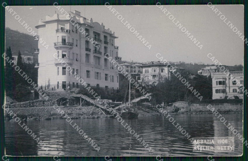 Croazia Croatia Abbazia Opatija Atelier Betty Foto cartolina RT6042 – fronte