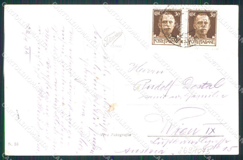 Croazia Croatia Abbazia Opatija Bagno Savoia Foto cartolina RT6043 – retro