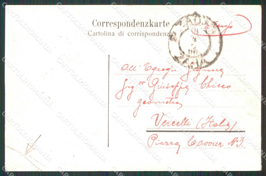 Croazia Croatia Zara Zadar Colonna Romana Piazza Erbe PIEGHINA cartolina RT6061 – retro