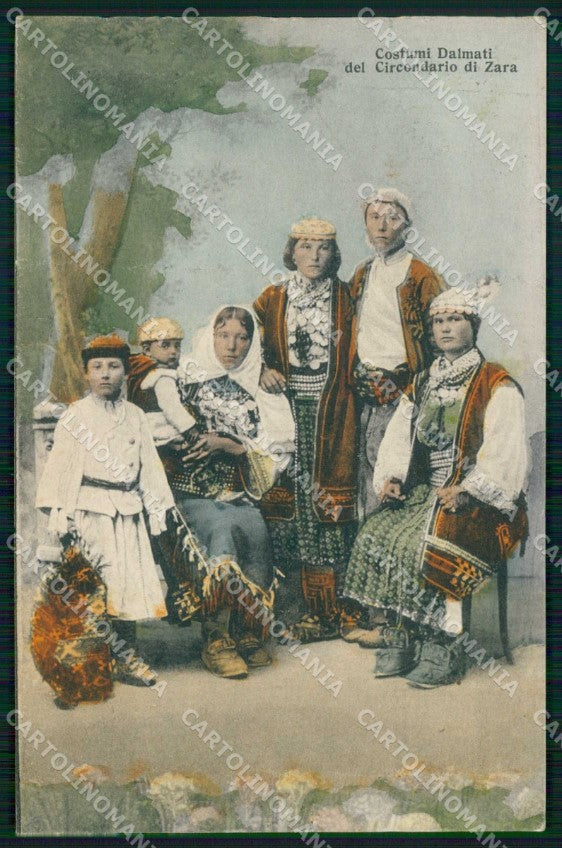 Croazia Croatia Zara Zadar Costumi Dalmati Stein 1143 cartolina RT6083 – fronte