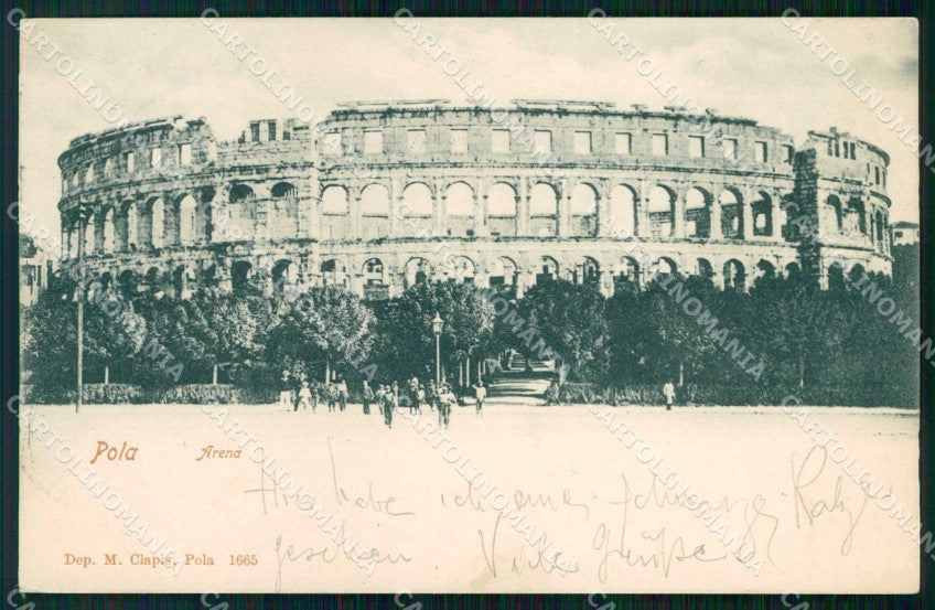 Croazia Croatia Pola Pula Arena cartolina RT6146 – fronte