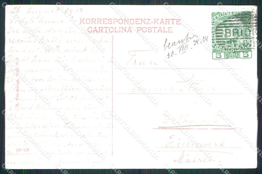 Croazia Croatia Pola Pula Arena dal Mare Barche cartolina RT6174 – retro