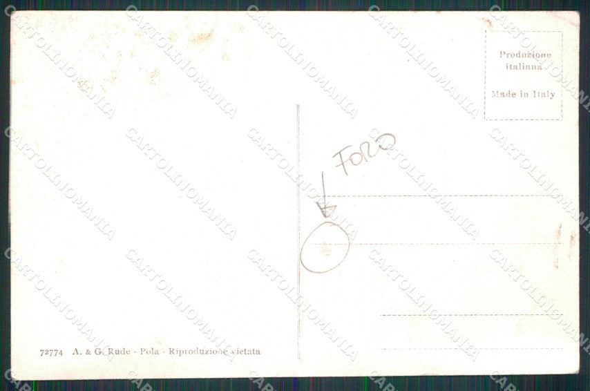 Croazia Croatia Pola Pula Arena veduta Aerea FORO cartolina RT6197 – retro