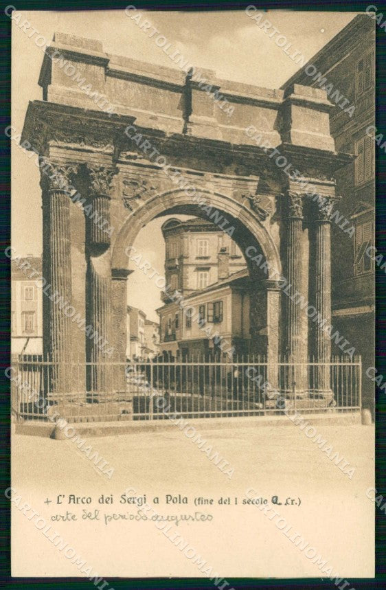 Croazia Croatia Pola Pula Arco dei Sergi Brunner 15611 cartolina RT6198 – fronte