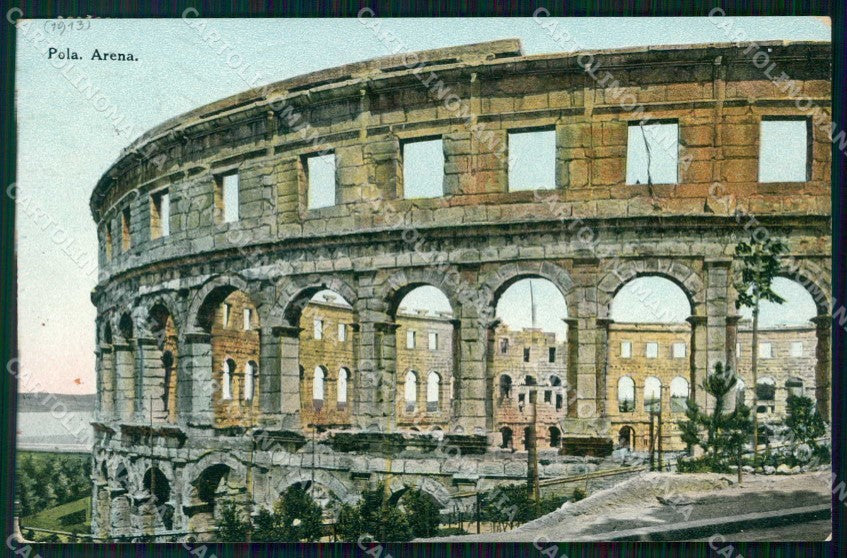 Croazia Croatia Pola Pula Arena Trenkler cartolina RT6205 – fronte