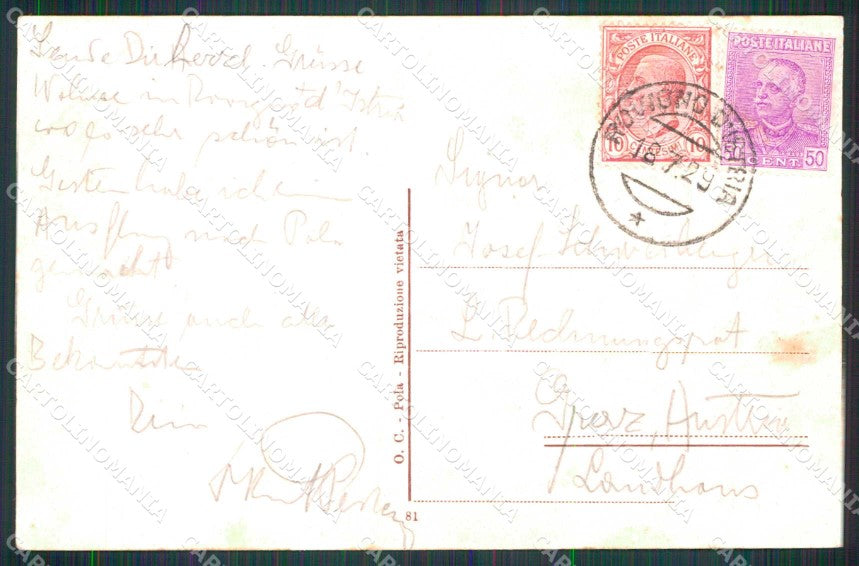 Croazia Croatia Pola Pula Port'Aurea cartolina RT6208 – retro