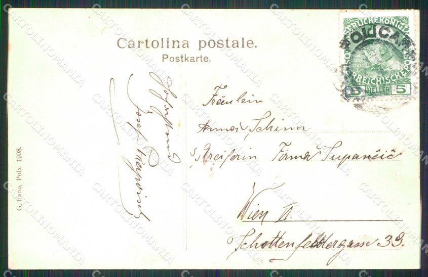 Croazia Croatia Pola Pula cartolina RT6218 – retro
