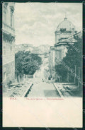 Croazia Croatia Pola Pula Via della Specola PIEGATA cartolina RT6227 – fronte