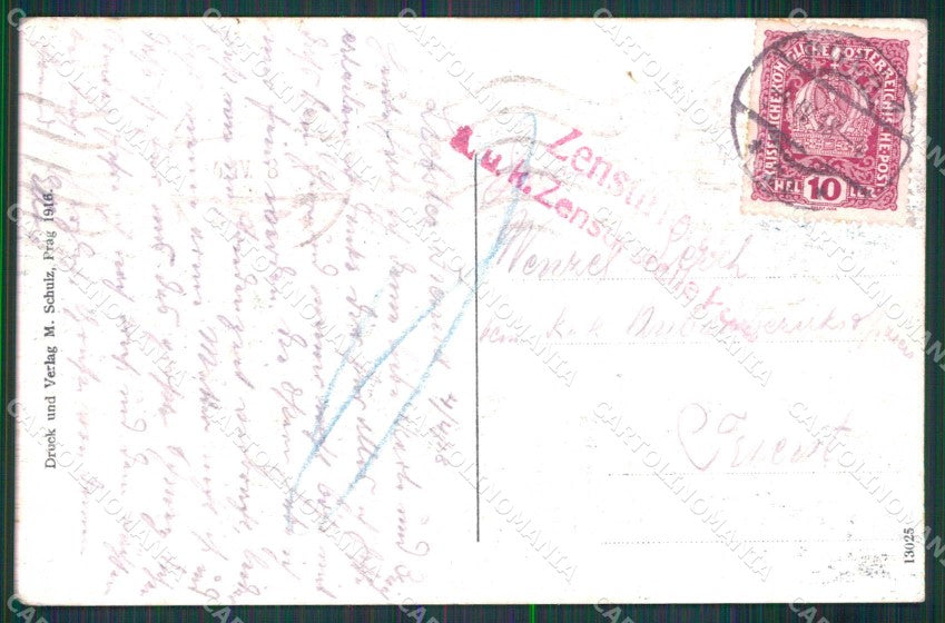 Croazia Croatia Pola Pula Arena dal Mare Barche cartolina RT6228 – retro
