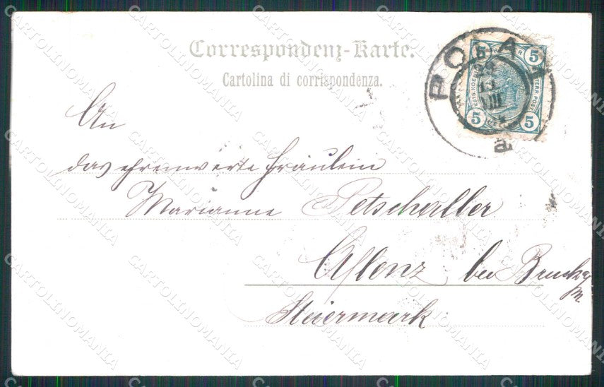 Croazia Croatia Pola Pula Monumento Maximilian Stengel 4199 cartolina RT6251 – retro