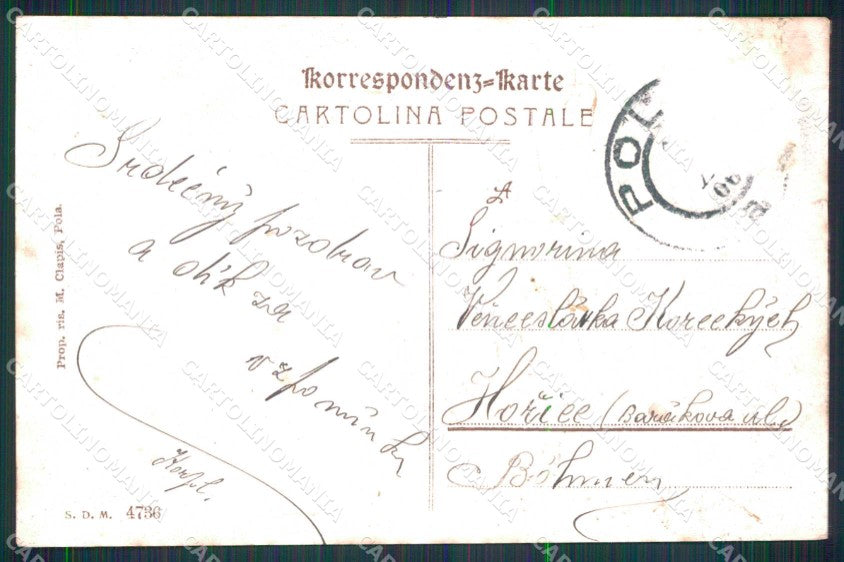 Croazia Croatia Pola Pula Saluti da ABRASA cartolina RT6253 – retro