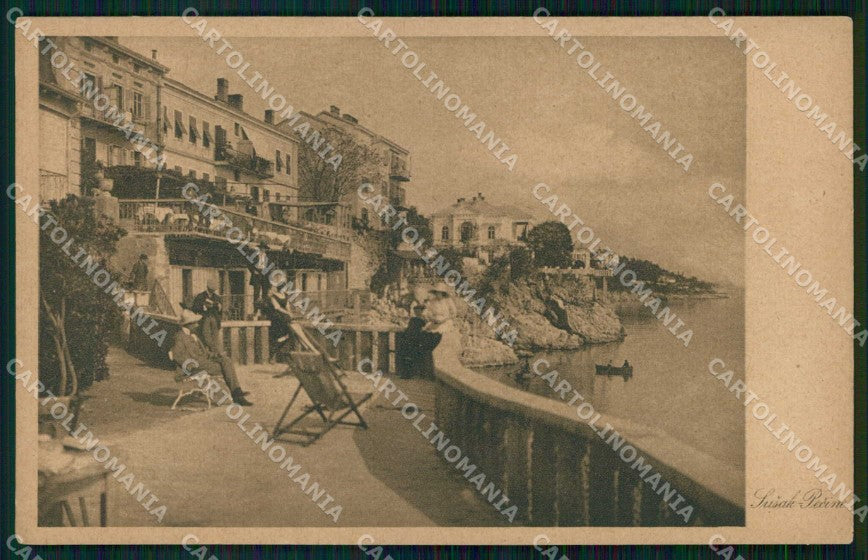 Croazia Croatia Fiume Rijeka Terrazza Hotel cartolina RT6274 – fronte