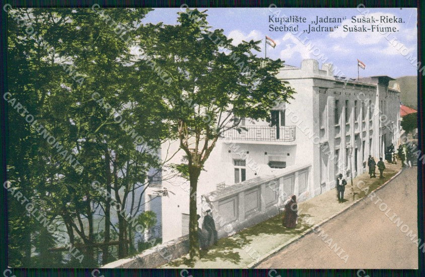 Croazia Croatia Fiume Rijeka Hotel Kupaliste cartolina RT6276 – fronte