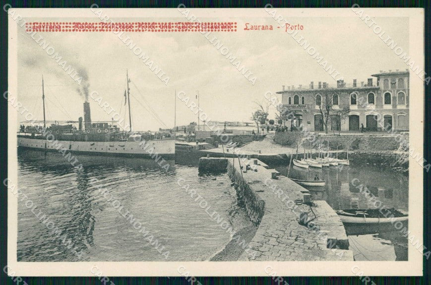 Croazia Croatia Laurana Lovran Porto Barche Stengel 44781 cartolina RT6316 – fronte