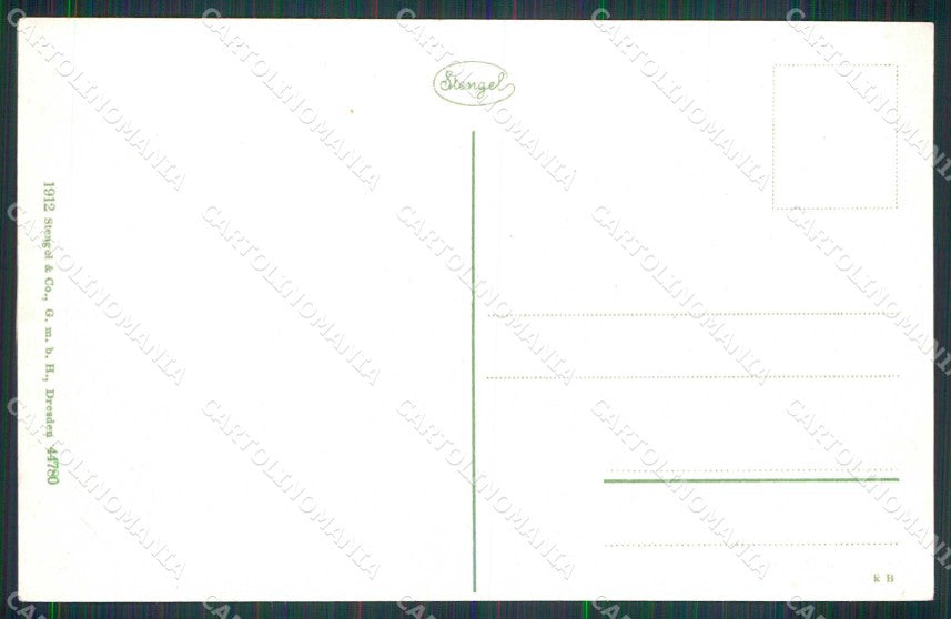 Croazia Croatia Laurana Lovran Strada Chiesa Stengel 44780 cartolina RT6327 – retro