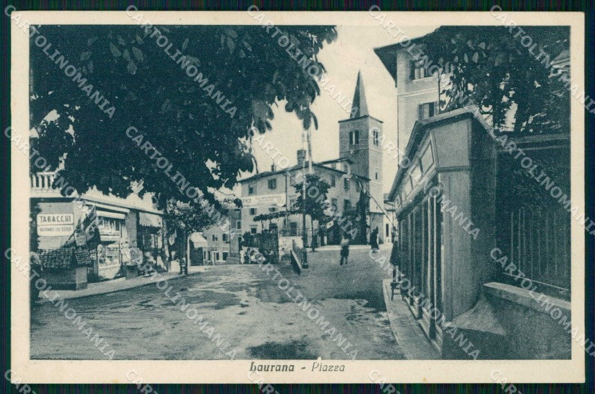 Croazia Croatia Laurana Lovran Piazza cartolina RT6329 – fronte