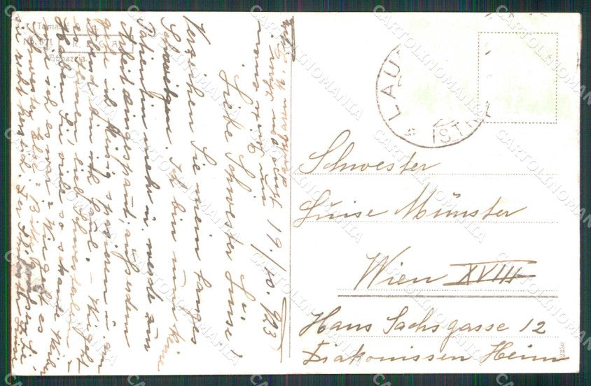 Croazia Croatia Laurana Lovrana cartolina RT6347 – retro